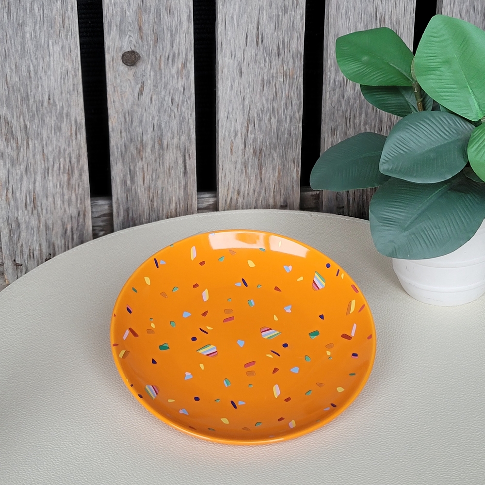 Opalhouse Colorful Confetti Orange Party 6" Plate - Picture 2 of 5